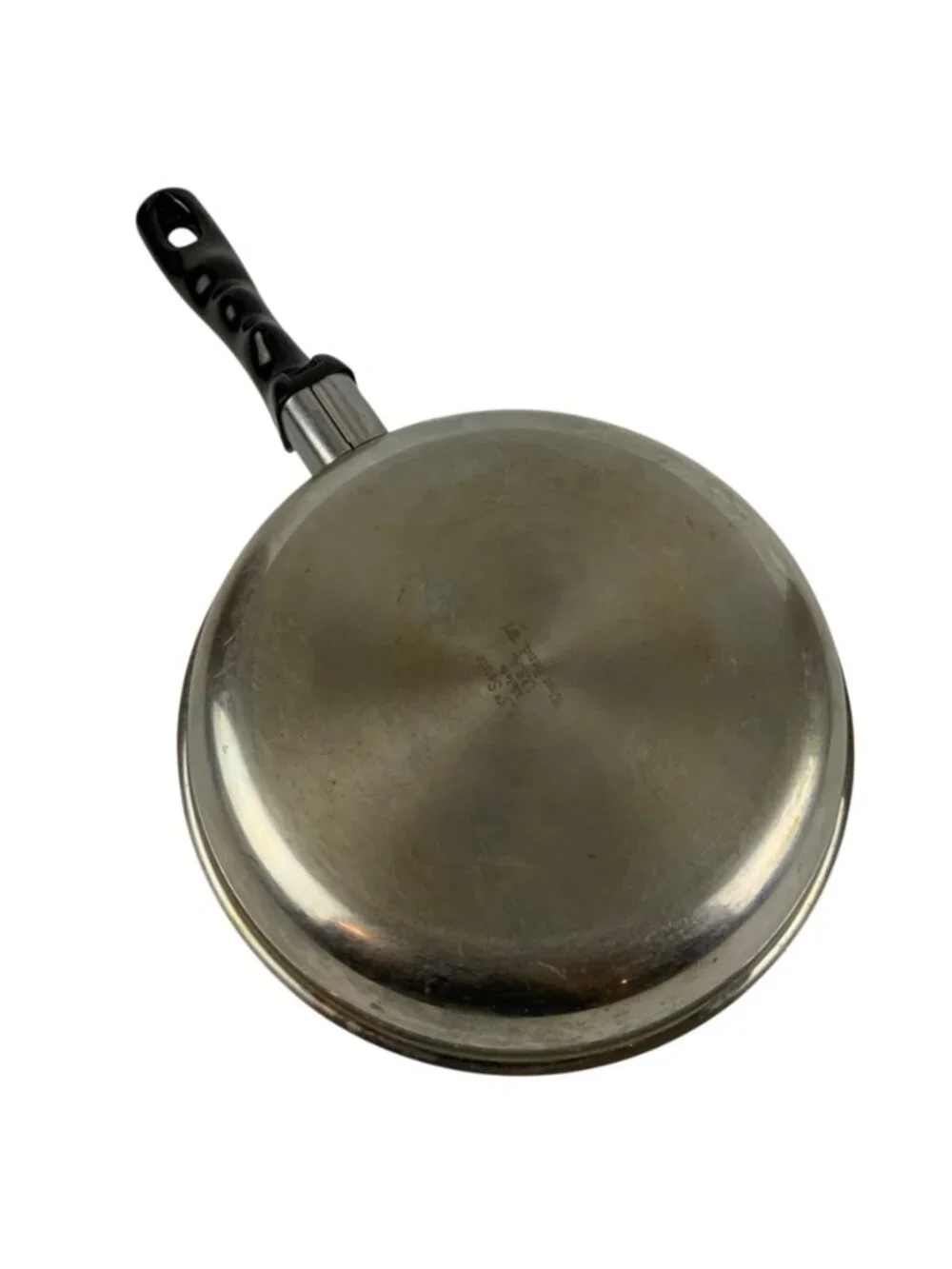 West Bend 8.5 inch Stainless Steel Saute Pan With Black Handle Made In USA